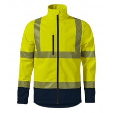Softshellová bunda unisex 5V3 fluorescenčná žltá