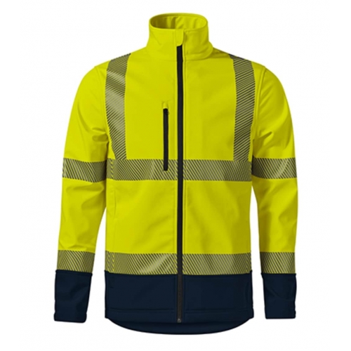 Softshell Jacket unisex HV Drop 5V3 fluorescent yellow