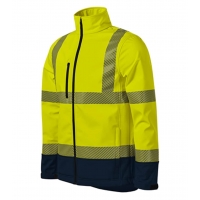 Softshellová bunda unisex 5V3 fluorescenčná žltá