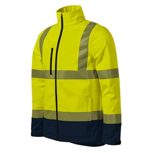 Softshell Jacket unisex HV Drop 5V3 fluorescent yellow