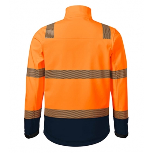 Softshellová bunda unisex 5V3 fluorescenčná oranžová