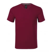 T-shirt men’s Action V-neck 700 garnet 