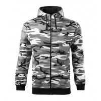 Sweatshirt men’s Camo Zipper C19 camouflage gray