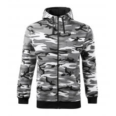 Sweatshirt men’s Camo Zipper C19 camouflage gray