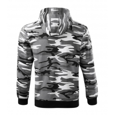 Sweatshirt men’s Camo Zipper C19 camouflage gray