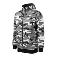 Sweatshirt men’s Camo Zipper C19 camouflage gray