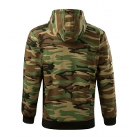 Sweatshirt men’s Camo Zipper C19 camouflage brown