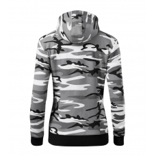 Sweatshirt women’s Camo Zipper C20 camouflage gray
