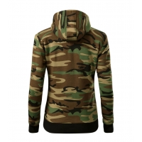 Sweatshirt women’s Camo Zipper C20 camouflage brown