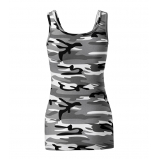 Top women’s Camo Triumph C36 camouflage gray