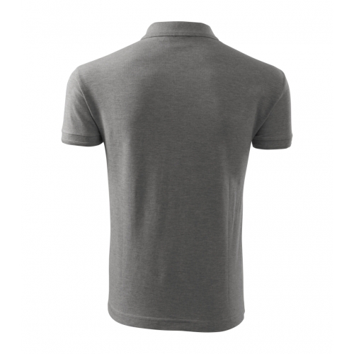Polo Shirt men’s Pique Polo Free F03 dark gray melange 