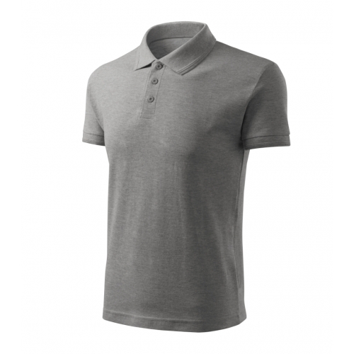 Polo Shirt men’s Pique Polo Free F03 dark gray melange 