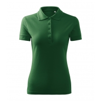 Polo Shirt women’s Pique Polo Free F10 bottle green 