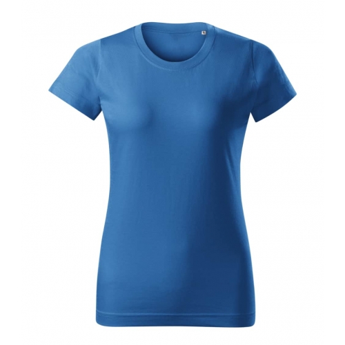 T-shirt women’s Basic Free F34 azure blue