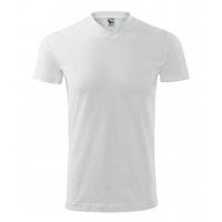 Tričko unisex Heavy V-neck L11 biele