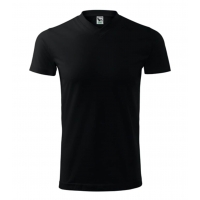 Tričko unisex Heavy V-neck L11 čierne