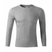 T-shirt unisex Progress LS P75 dark gray melange