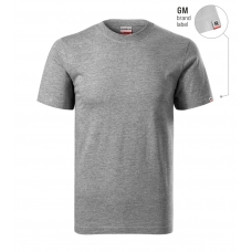 T-shirt unisex Base R06 dark gray melange 12 (brand label) 