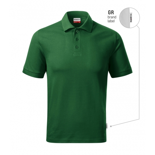 Polo Shirt men’s Resist Heavy Polo R20 bottle green 06 (brand label) 