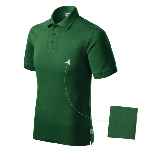 Polo Shirt men’s Resist Heavy Polo R20 bottle green 06 (brand label) 