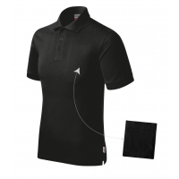 Polo Shirt men’s Resist Heavy Polo R20 black 01 (brand label) 