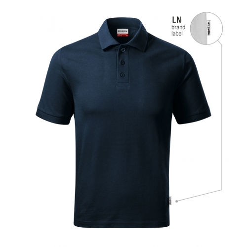 Polo Shirt men’s Resist Heavy Polo R20 navy blue 02 (brand label) 
