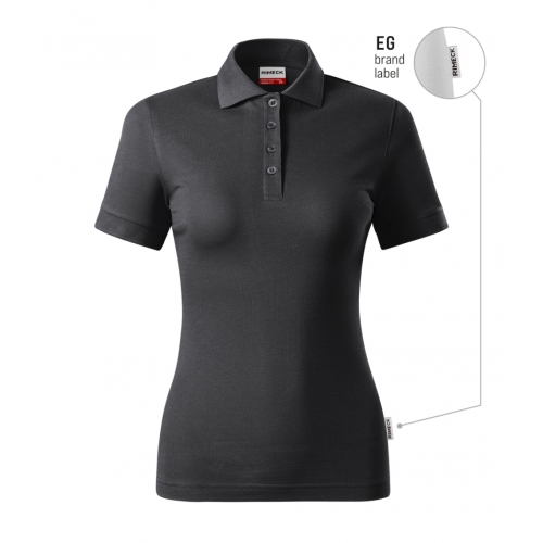 Polo Shirt women’s Resist Heavy Polo R21 ebony gray 94 (brand label) 