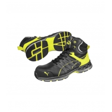Ankle boots men’s VELOCITY 2.0 YELLOW MID S12 S3 black