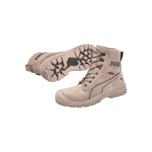 Ankle boots men’s Conquest STONE HIGH S15 S3 light brown