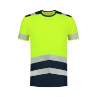 Tričko unisex T01 fluo. žlté