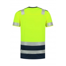 T-shirt unisex T-Shirt High Vis Bicolor T01 fluorescent yellow