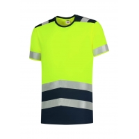 T-shirt unisex T-Shirt High Vis Bicolor T01 fluorescent yellow