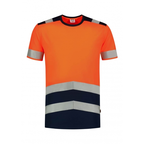 T-shirt unisex T-Shirt High Vis Bicolor T01 fluorescent orange