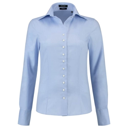 Shirt women’s Fitted Blouse T22 blue