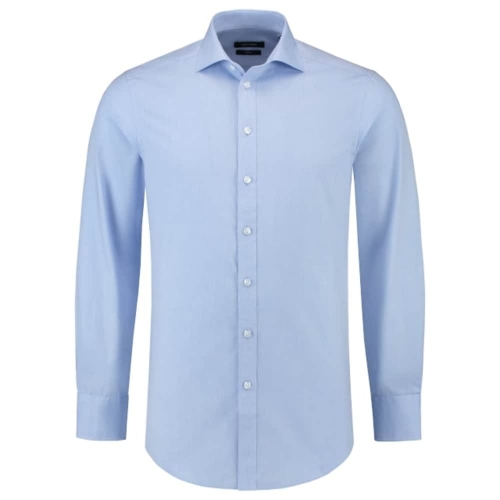 Shirt men’s Fitted Stretch Shirt T23 blue