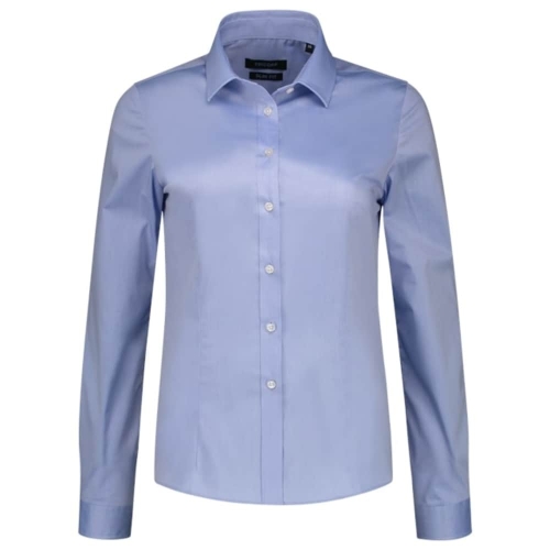 Shirt women’s Fitted Stretch Blouse T24 blue