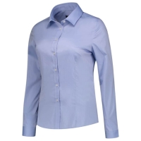 Shirt women’s Fitted Stretch Blouse T24 blue