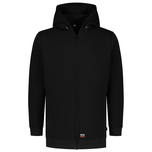 Sweatshirt unisex Hooded Sweat Jacket Washable 60°C T44 black