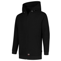 Sweatshirt unisex Hooded Sweat Jacket Washable 60°C T44 black