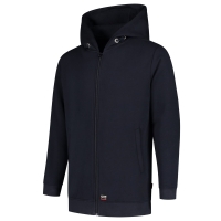 Sweatshirt unisex Hooded Sweat Jacket Washable 60°C T44 navy blue