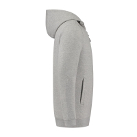 Sweatshirt unisex Hooded Sweat Jacket Washable 60°C T44 grey melange
