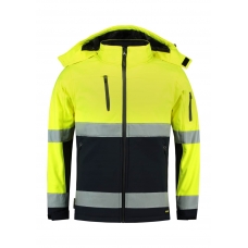 Softshell Jacket unisex Bi-color EN ISO 20471 Softshell T52 fluorescent yellow