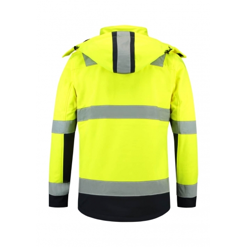Softshell Jacket unisex Bi-color EN ISO 20471 Softshell T52 fluorescent yellow