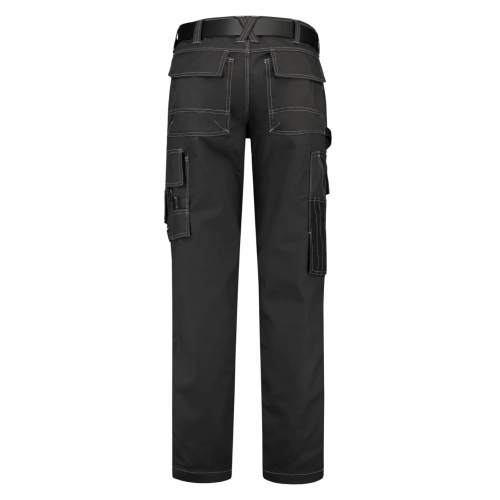 Work Trousers unisex Cordura Canvas Work Pants T61 dark gray
