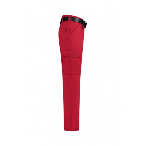 Work Trousers unisex Work Pants Twill T64 red