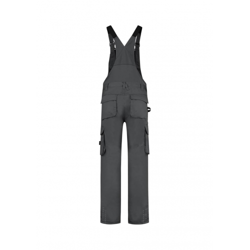 Work Bib Trousers unisex Bib & Brace Twill Cordura T67 dark gray