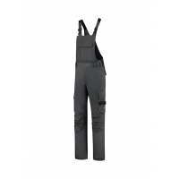 Work Bib Trousers unisex Bib & Brace Twill Cordura T67 dark gray