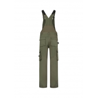 Work Bib Trousers unisex Bib & Brace Twill Cordura T67 army