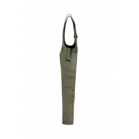 Work Bib Trousers unisex Bib & Brace Twill Cordura T67 army