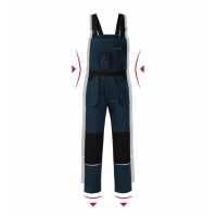 Work Bib Trousers men’s Woody W02 navy blue